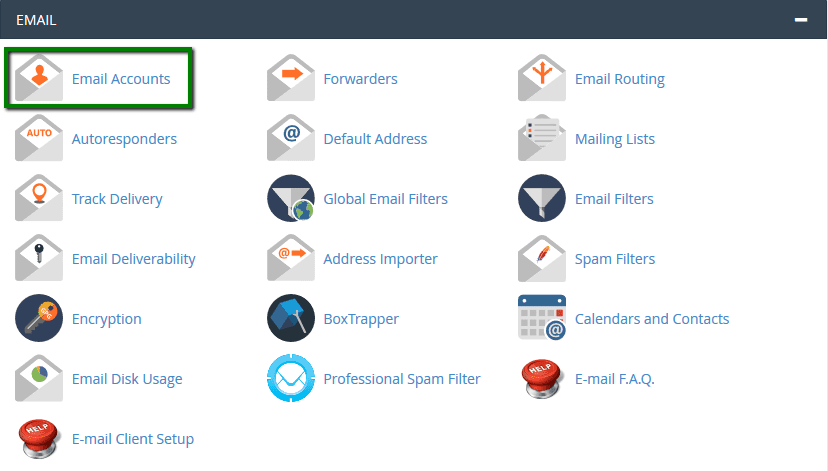 Cpanel Email Accounts