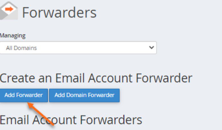 email account forwarder